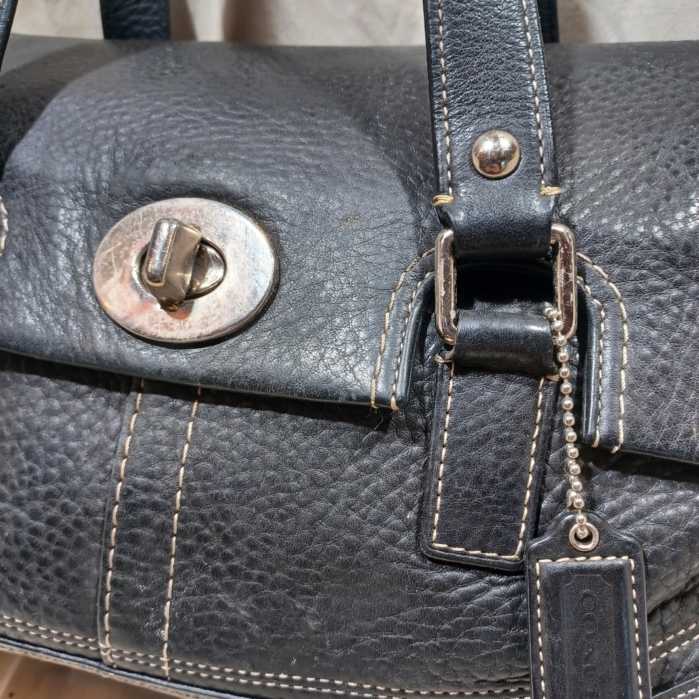 Coach leather satchel - Picture 4 of 10